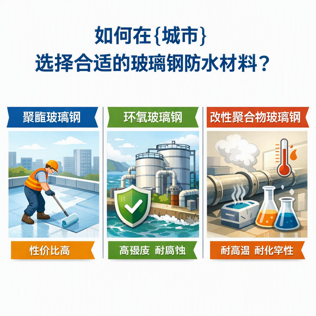 如何在汉中选择合适的玻璃钢防水材料？